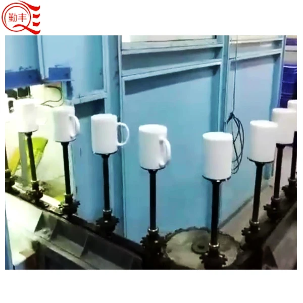 Автоматична машина за пръскане на боя за керамични чаши
