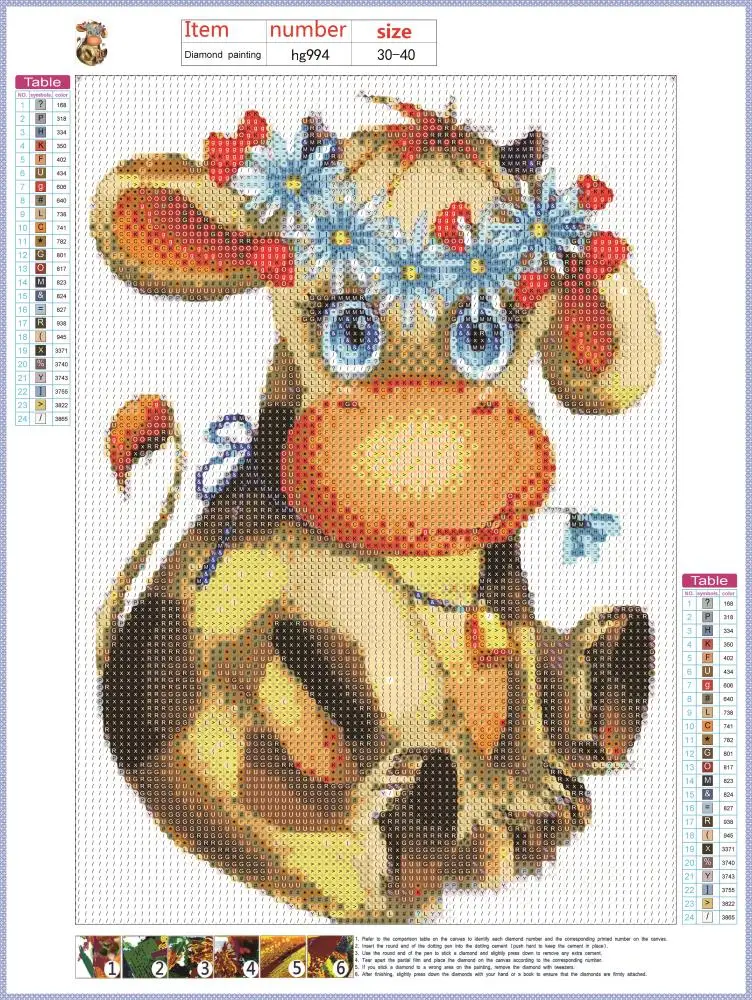 Kit Diamond Painting In Piedi Eiflow | Gatto In Piedi Su Base Trasparente | Decorazione Scrivania Fai Da Te 18,8x18,8 Cm | Regalo Originale - 2