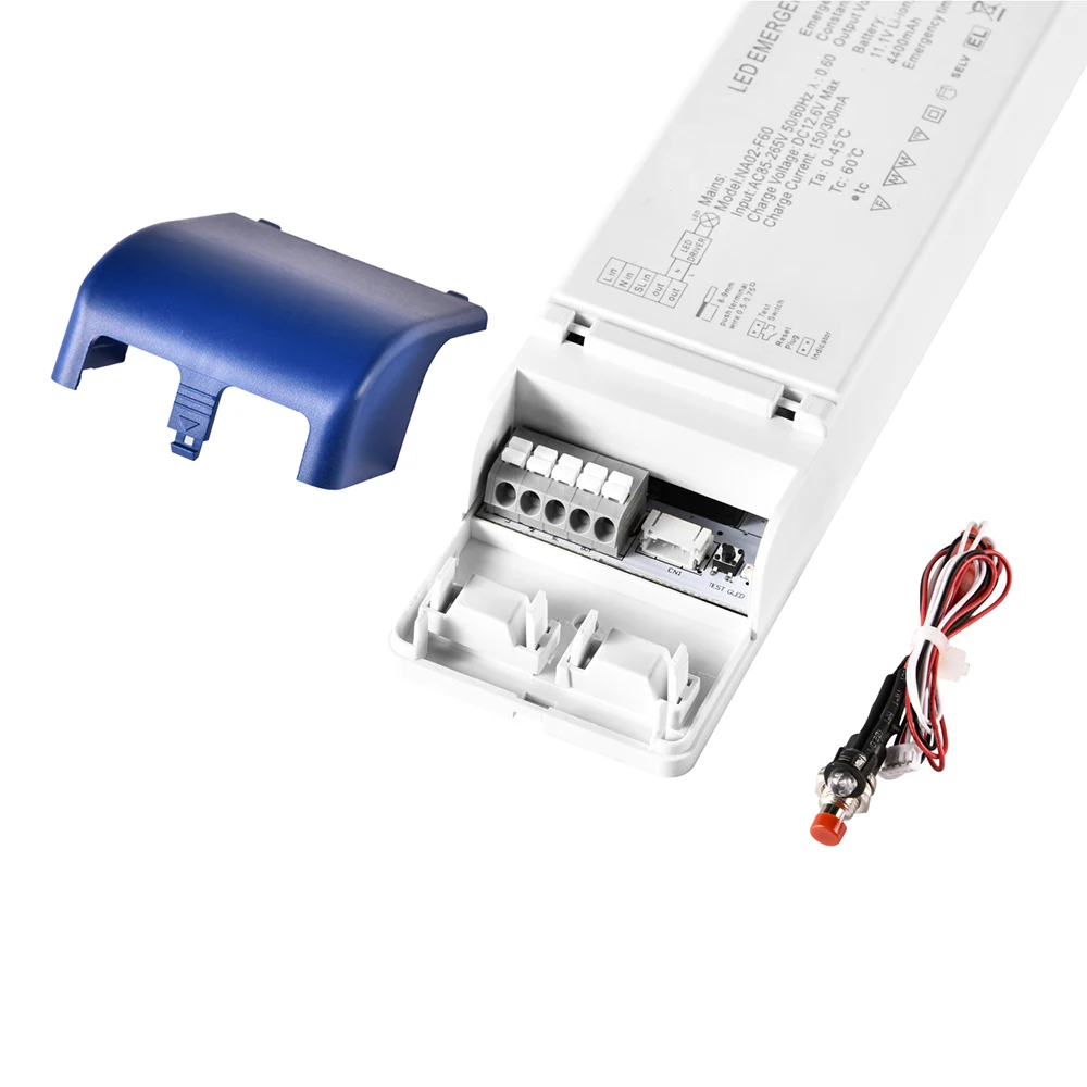 AC-DC LED Driver Converter Emergency Power Supply for 3-60W LED Panel Lights LED Tubes LED Downlights LED Linear Lights