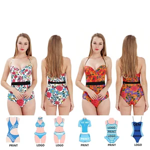 2026 Trend Women's Sexy One - Piece Swimsuit Floral Print Swimwear Beachwear Summer Fashion Swimsuit Custom Stylish Bating Suits