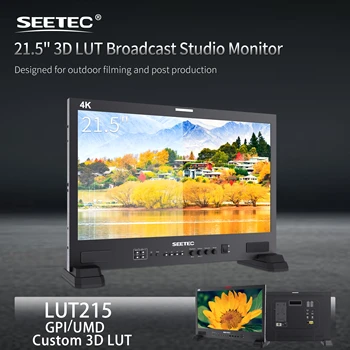 SEETEC ATEM215S 21.5 Inch Portable Multi-Camera Director Monitor 4x3G-SDI   Full HD 1920x1080 HDR Broadcast Field Monitor detail image