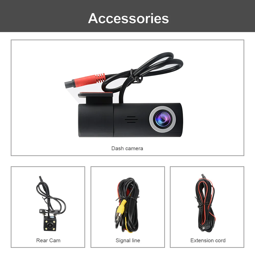 Buy Wholesale China Fhd1080p Car Dash Cam No Screen Wifi Hidden