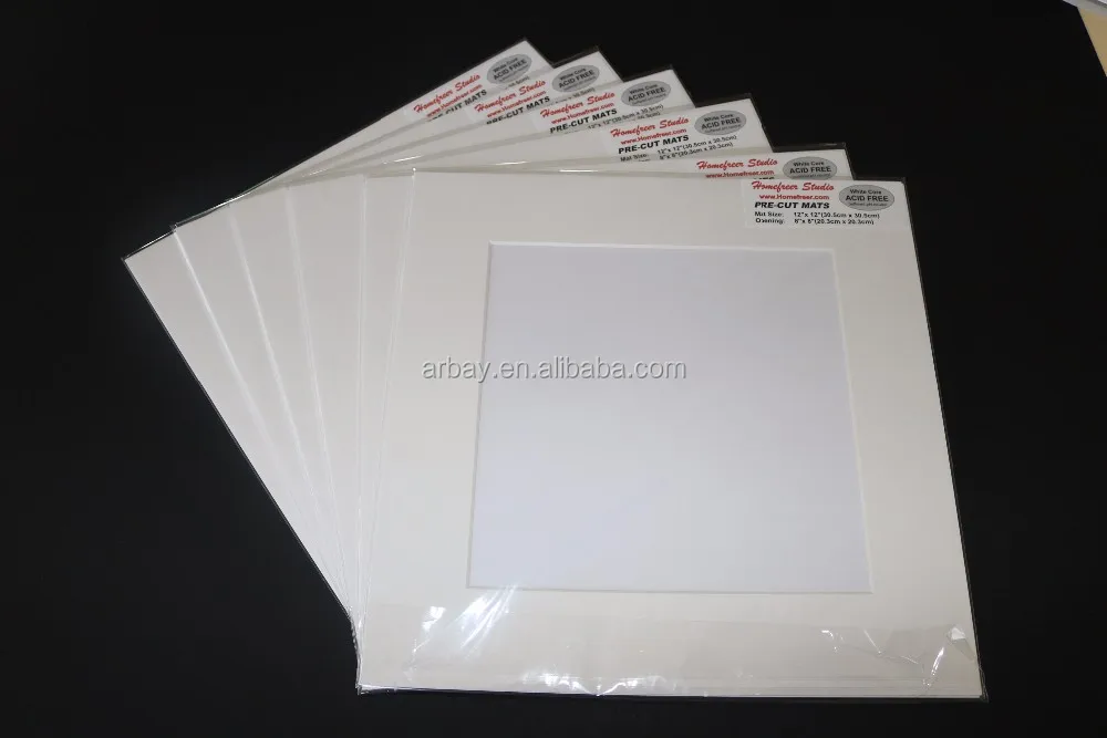 Best Selling White Core Acid free 5x7'' 8x10'' Photo Frame Cards Paper Frames for Photo Display manufacture