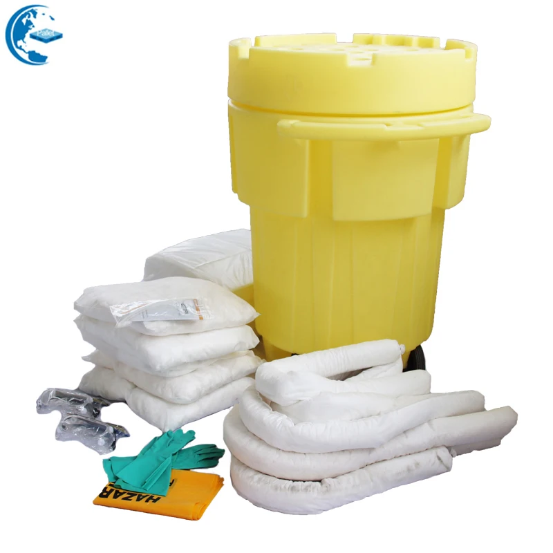 Universal Spill Control and Containment Kits with Overpack Salvage Drum