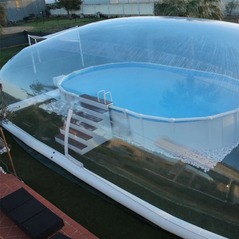 Customized Pool Cover Transparent Air Inflatable Swimming Pool Dome