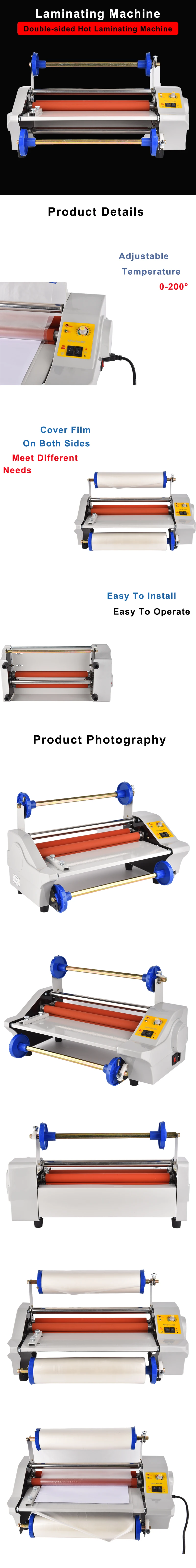 A3 A4 Laminating Machine Hot Laminating Hotcoated Selfadhesive