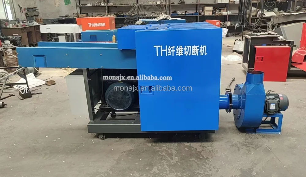 Powerful Textile Cloth Cutting Machine Fiber Crushing Recycling Machine Cloth Scrap Waste Yarn Cutting Cutter Shredder Machine