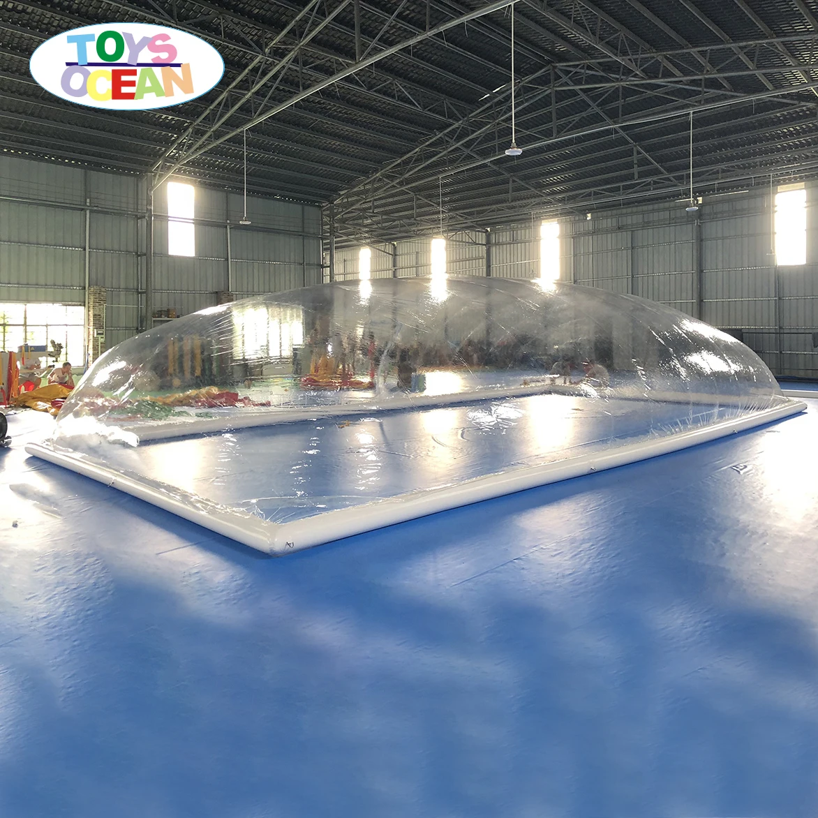 New Hot Sale Customized Pool Cover Transparent Air Inflatable Swimming