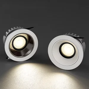 High Quality Modern Commercial LED COB Downlight Aluminum Embedded Living Room Downlight at Low Price