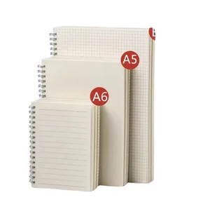 Free Shipping Ppb5 Coil A3 Printed Notebook With Horizontal Grids Thickened A5 A6 Blank Loose-Leaf Mini Wholesale Paper Cover