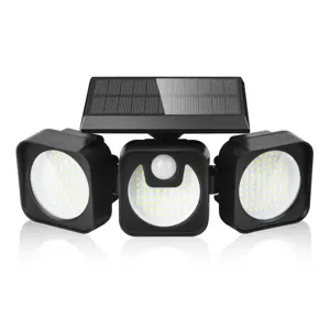 Wall Mounted Led Outdoor Wall Lamp Solar Waterproof Security Wall Lamp with Smart Motion Sensor