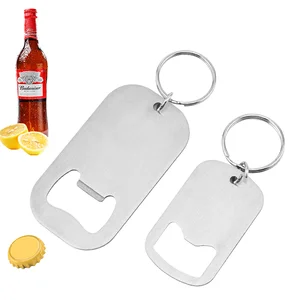 Stainless Steel Multifunctional Keychain Bottle Opener with Dog Tag Hanging Decoration From China