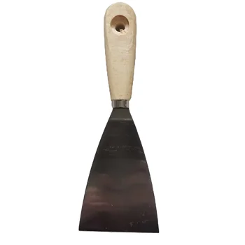80mm Paint Scraper  Wooden Handle Stainless Steel Blade Putty Knife