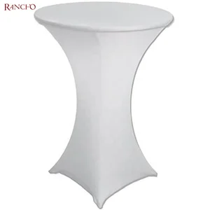 Diameter 80cm Pub Table Cover Stretch Table Cover Spandex Table Cover for Banquet