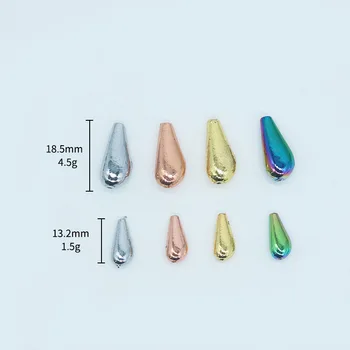 Lure Bass Bait Far-cast Eccentric Pendant DIY Composite Flying Spin Accessories Rotating Metal Horse Mouth White Strip – Metal Jig – view 3