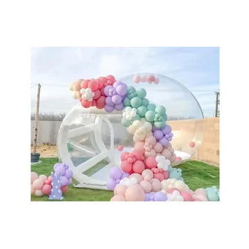 Kids Funny Party Giant  bubble filled with balloons Transparent Inflatable Bubble Dome Balloons House
