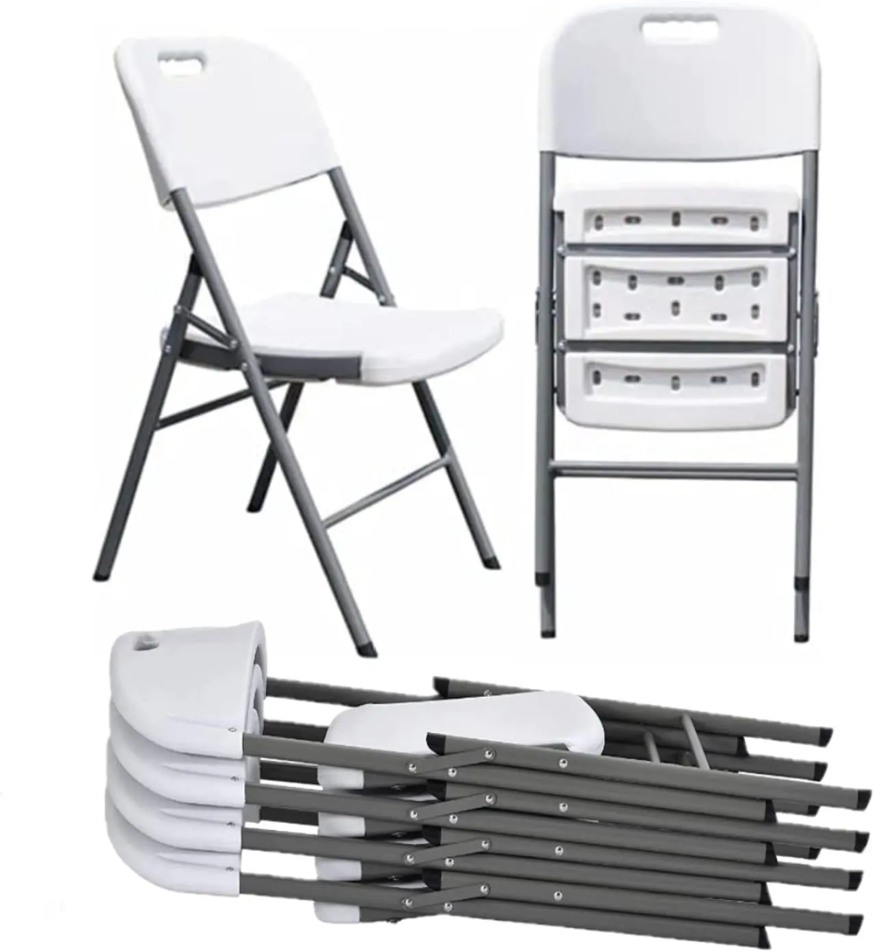 Wholesale Outdoor Portable Cheap Foldable Plastic Chairs White Plastic   H668df26d035044398af60c02c3568c50D 