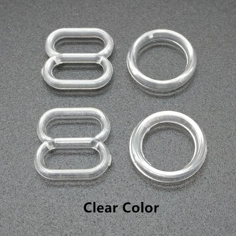 12mm Silver Rectangle Bra Sliders Bra Strap Adjusters Headband Adjuster 
