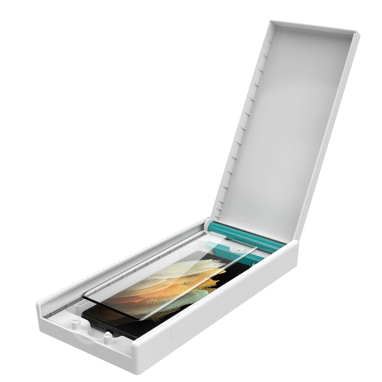 Easy to Install 3D Curved Clear Tempered Glass Screen Protector With Installation Kit Install Tool for Samsung Galaxy S22 Ultra