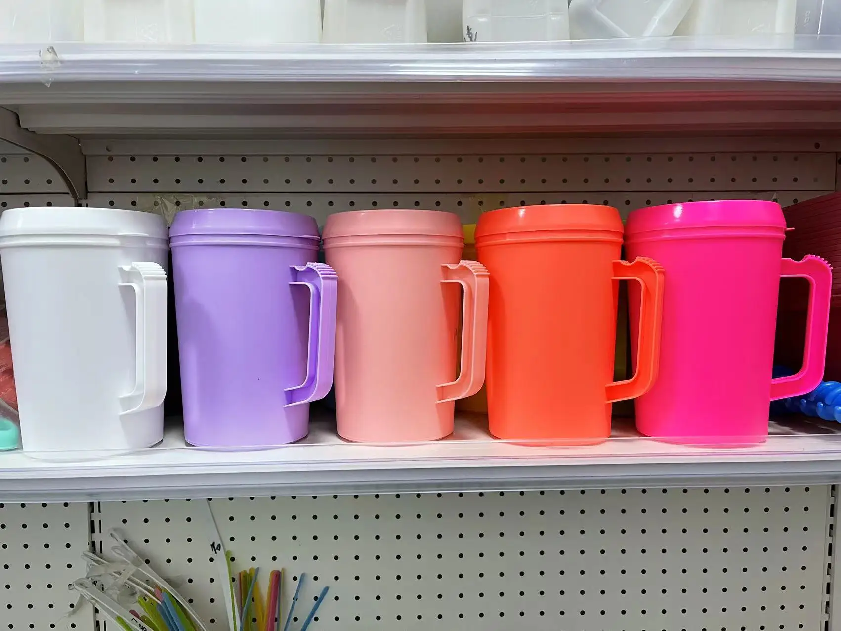 Hot Sale New 34oz Double Wall Plastic Trucker Mug With Handle And Plus