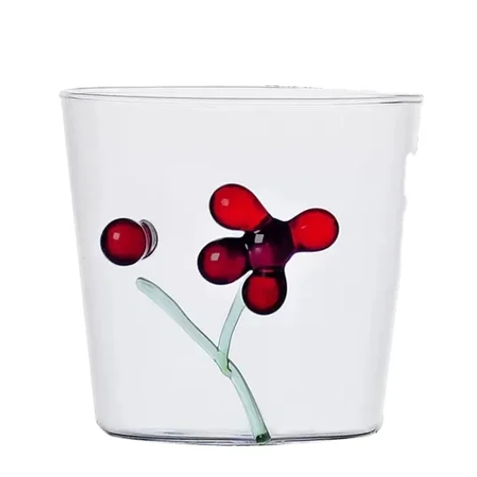 Wholesale Custom Handmade Wizard of Oz 3D Plant Decorated Glass Cup