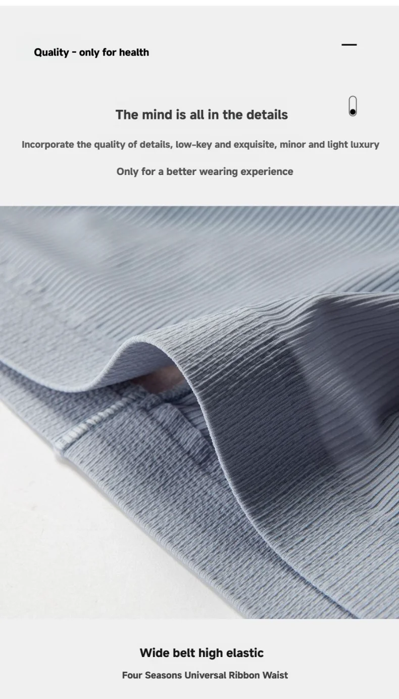 New Arrival Men's Underwear Breathable  Antibacterial Ice Silk Men's Boxer Briefs Nylon Men's Underpants Custom OEM Supplier
