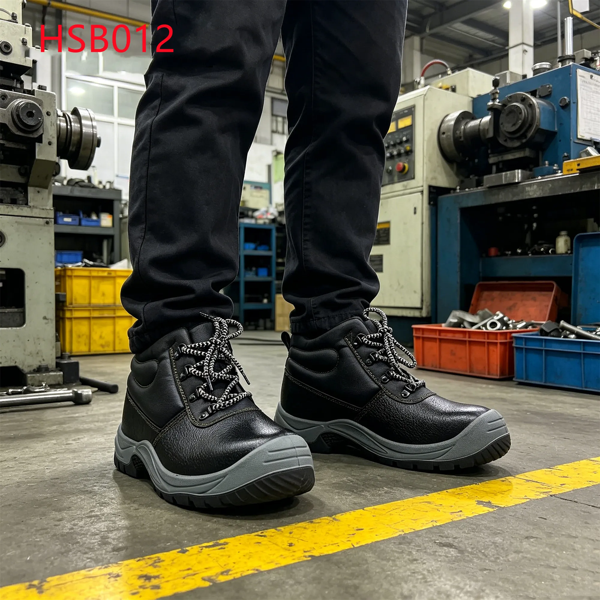 LXG,outdoor Maintenance Rugged & Durable Labor Insurance Shoes Gas Industry Anti-permeation Solid Botto Safety Footwear HSB012