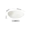 11inch jianyue soup plate - white porcelain