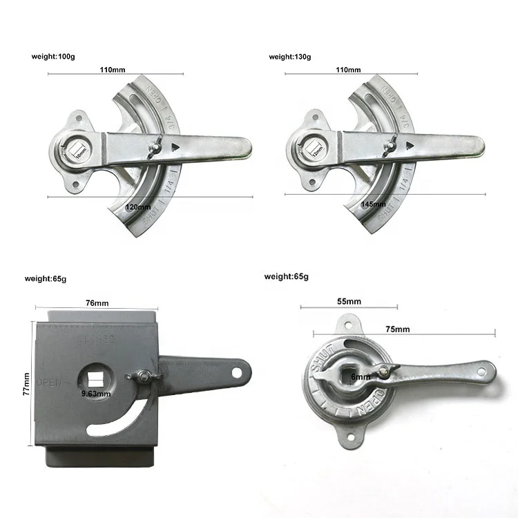 Hvac Air Volume Control Damper Standoff Regulator Handle Buy Damper Regulator,Standoff