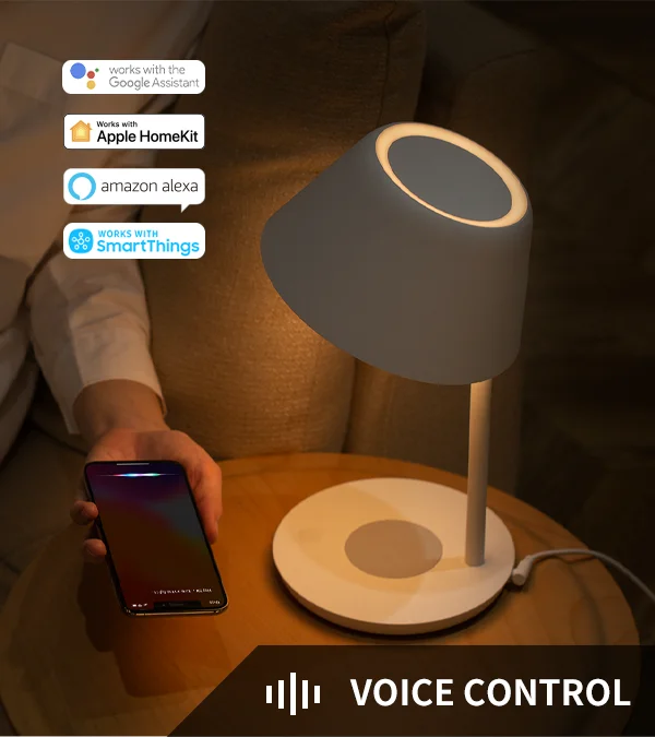 Led Lamp Xiaomi Mijia Bedside Lamp Google Home Xiaomi Mi Smart Led