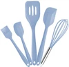 Silicone five-piece set blue