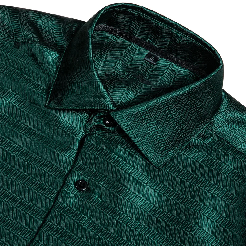 Formal Casual Green Paisley Men Shirts Long Sleeve Woven Silk Flower Button Dress  Shirt for Sale CY-0055| Alibaba.com