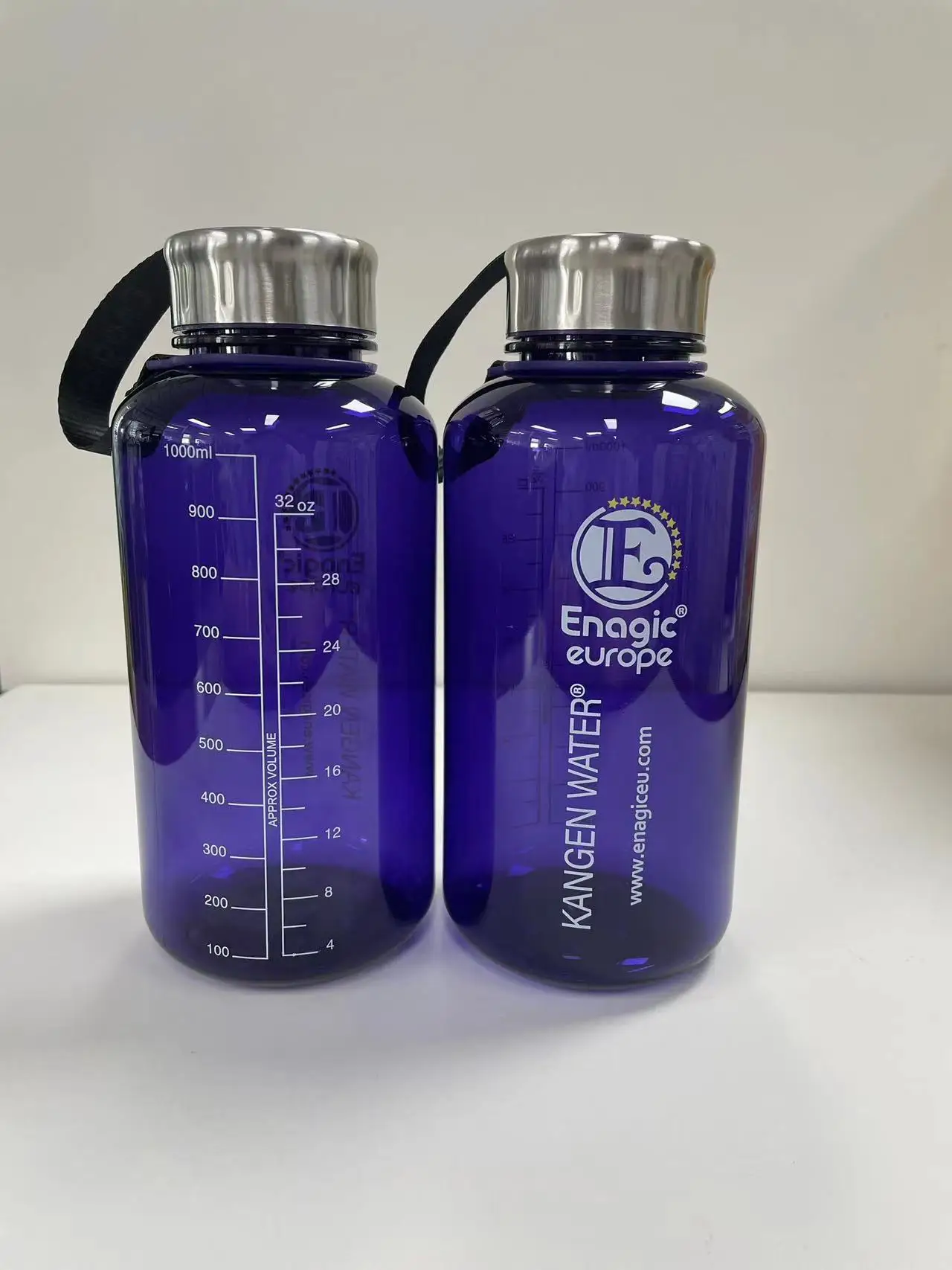 32oz Plastic Hydrogen Purple 1 Liter Tritan Kangen Water Bottle