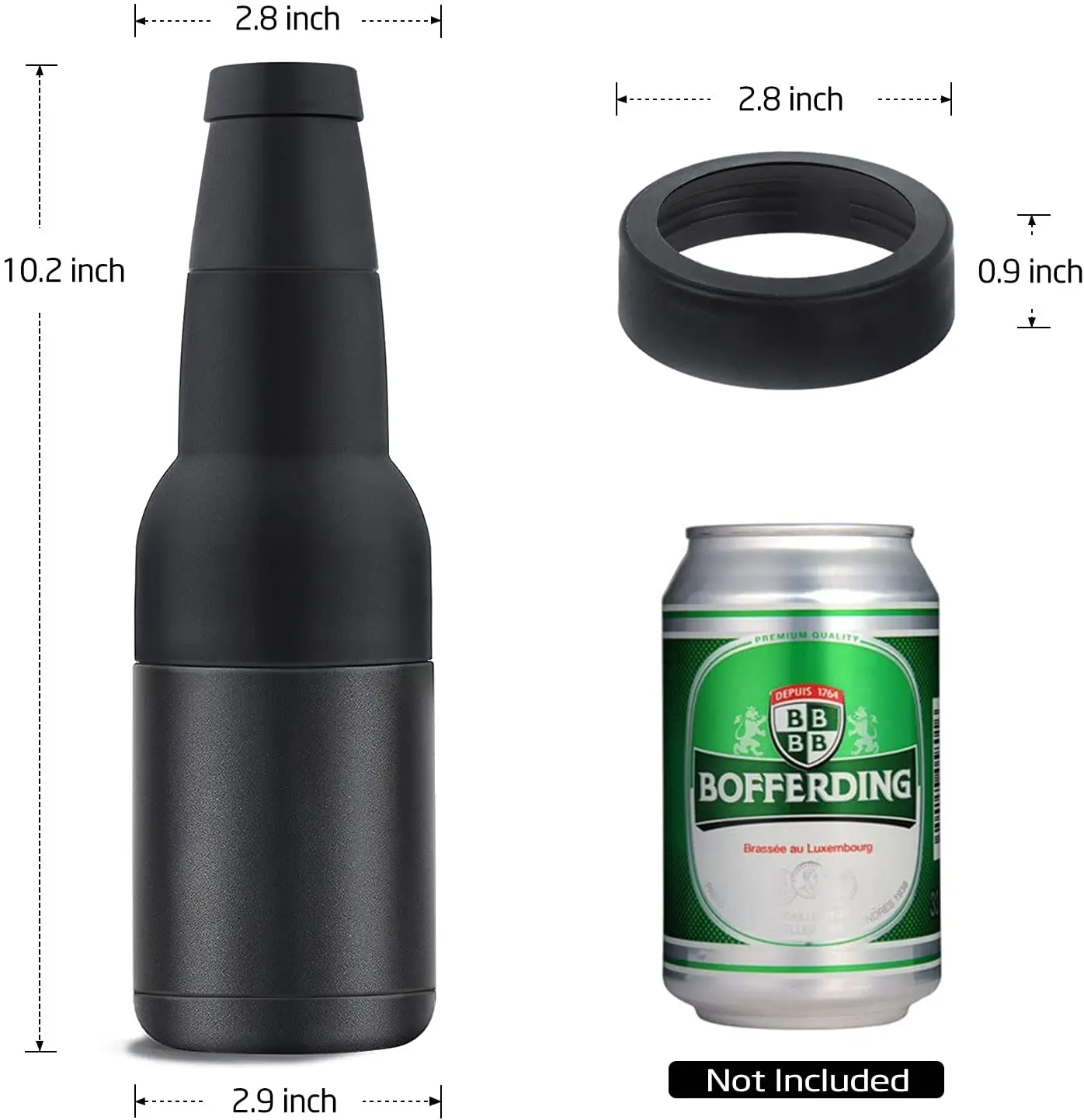 Beer Bottle Insulators, 304 Stainless Steel Bottle Cooler