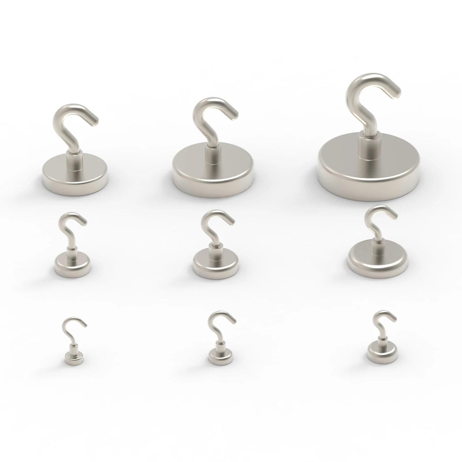 Прочный высококачественный круглый неодимовый магнит с открытым крючком магнитный