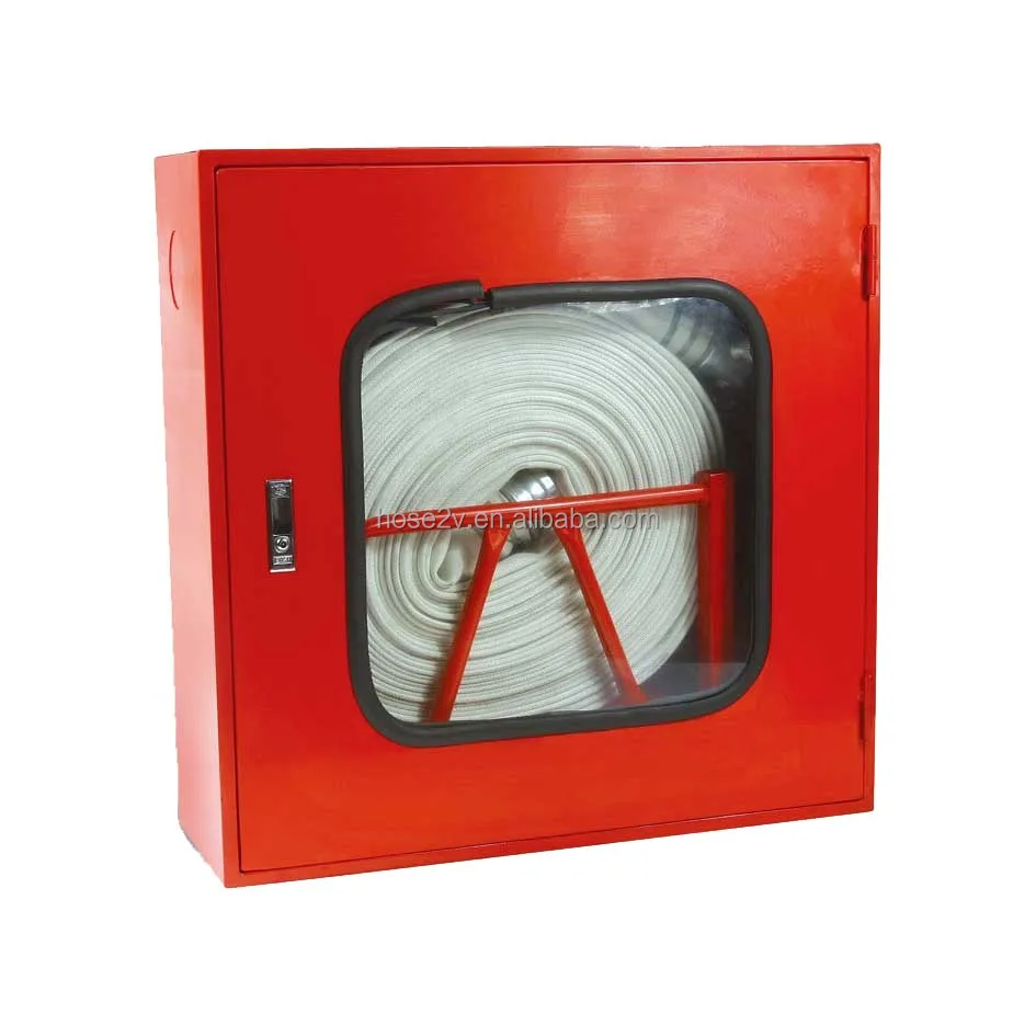 Fire Hose Box Fire Fighting Solution For Industrial Use Metal Carbon ...