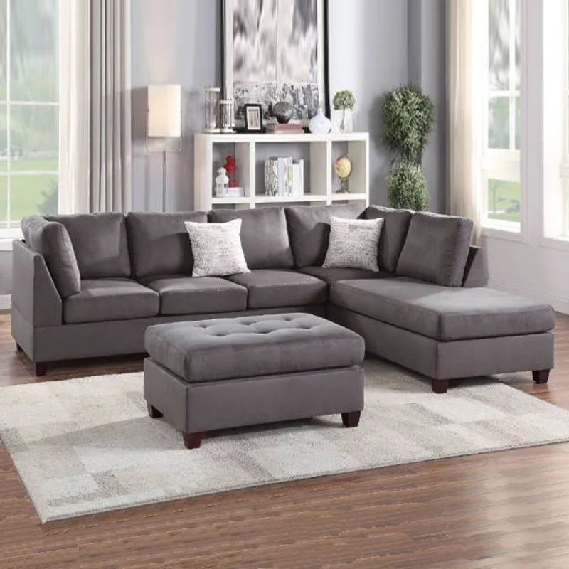 Custom Modern Sectional Sofa Living Room Furniture Odm&oem Fabric I