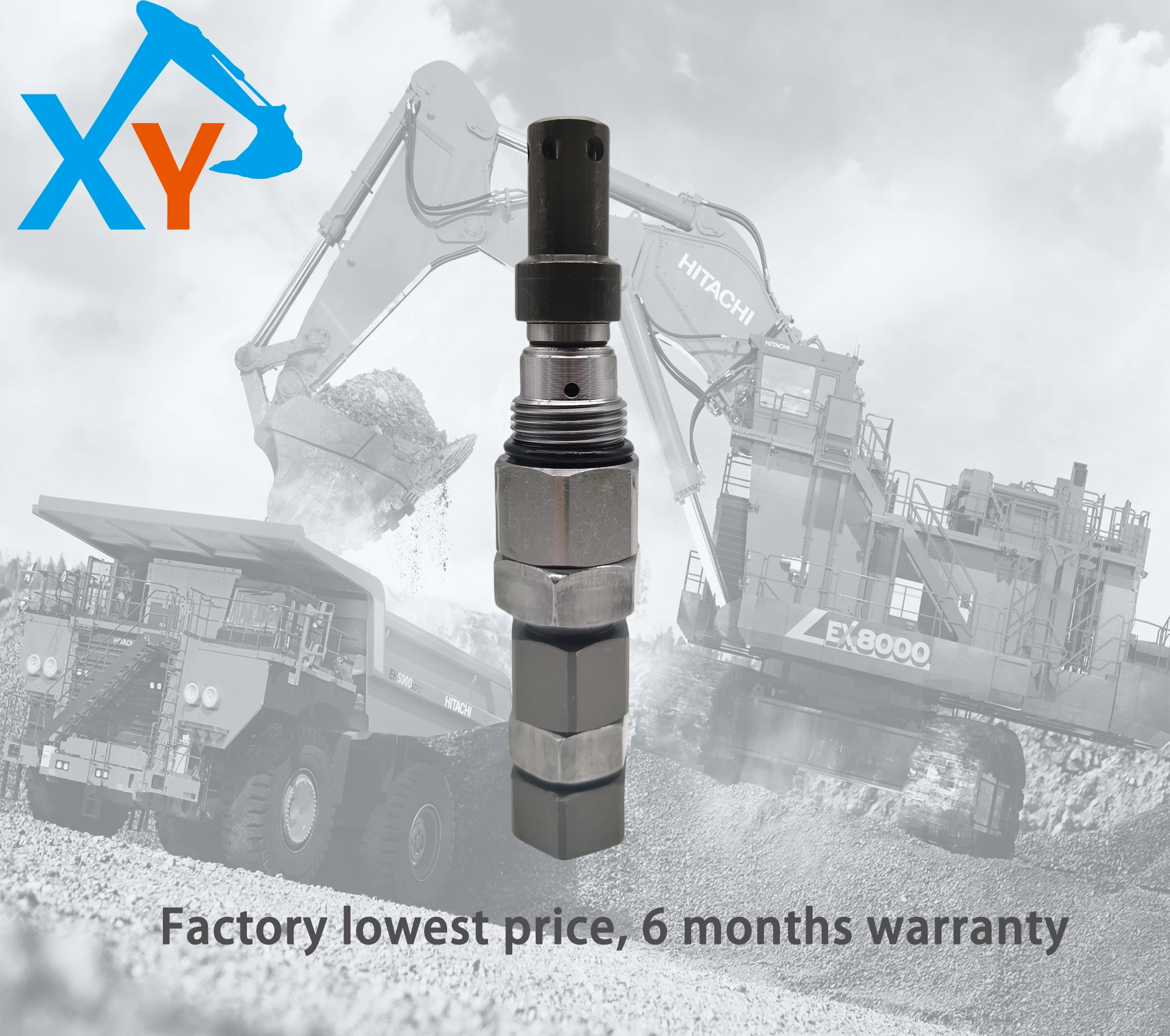 Original Excavator Spare Parts Relief Valve YA00004936 YA00011313