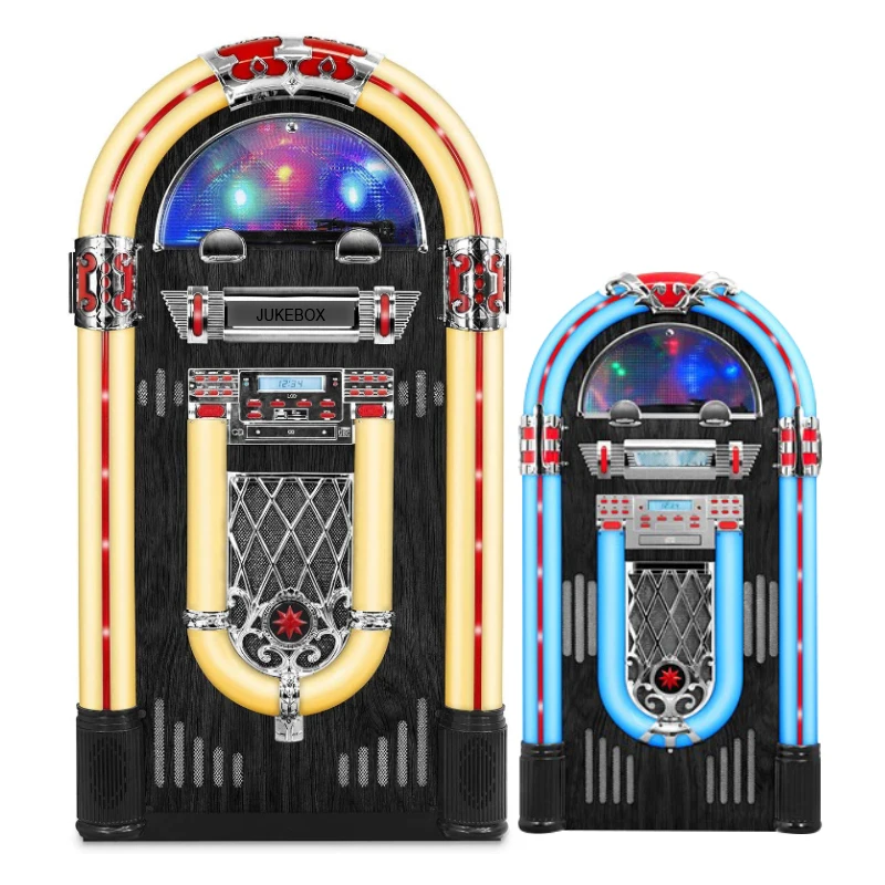 レトロ ビッグロコラス ジュークボックス Bluetooth内蔵 LPレコード