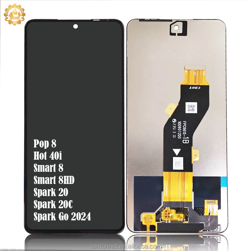 Tecno Pop 8 LCD Display - 6.6