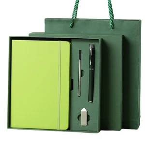 A2816 Custom Stationery High-Appearance A5 Hardcover Notepad Book 100 Sheets with Hand Gift Box  Journal Notebook Set