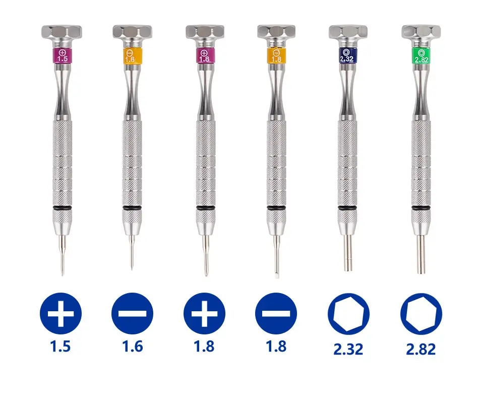 China Factory Wholesale Optical Equipments Hand Tools Eyeglasses Screw Driver Set