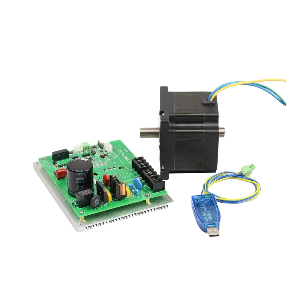 Controlador Para Motor Brushless BLDC - DC 48V-500W, WS55-220, Voltaje 20-50V, Corriente 12A | Para Herramientas, Ventiladores Y Equipos CNC