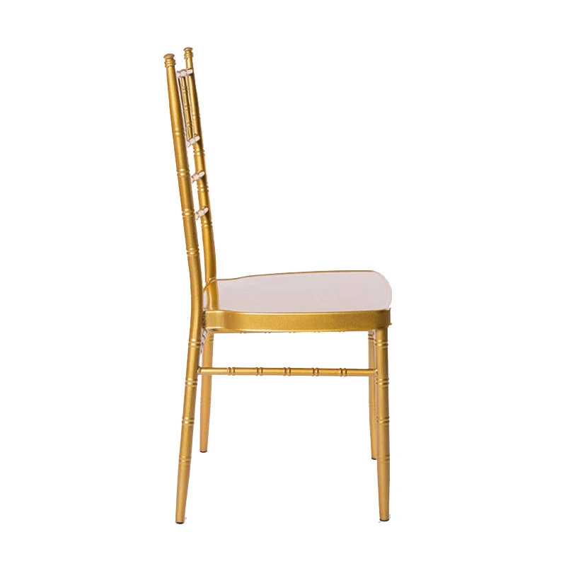 Роскошный металлический золотой свадебный стул Тиффани chiavari