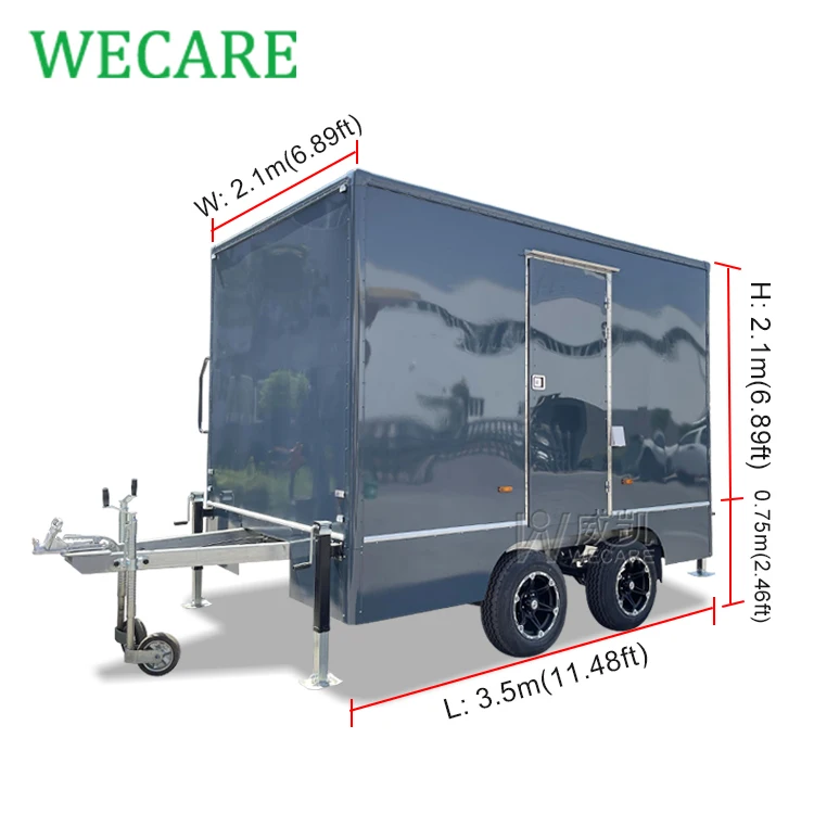 Wecaere Trailers Portable Toilet Luxury Mobile Portable Western Style