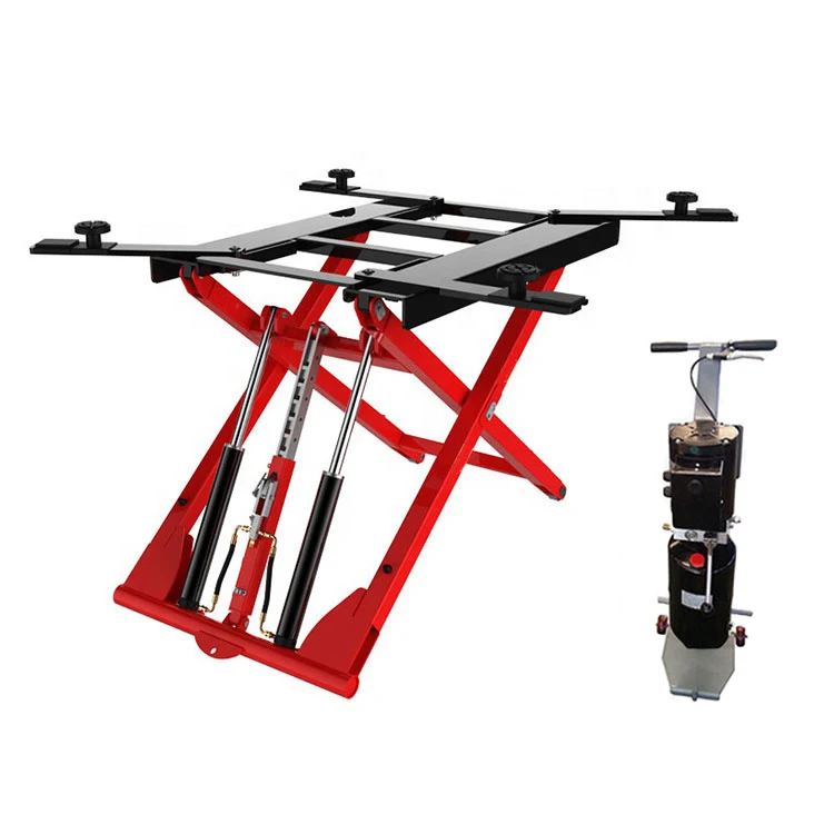 CE certified Hydraulic Scissor Lift For Car Movable Low Level Lifter