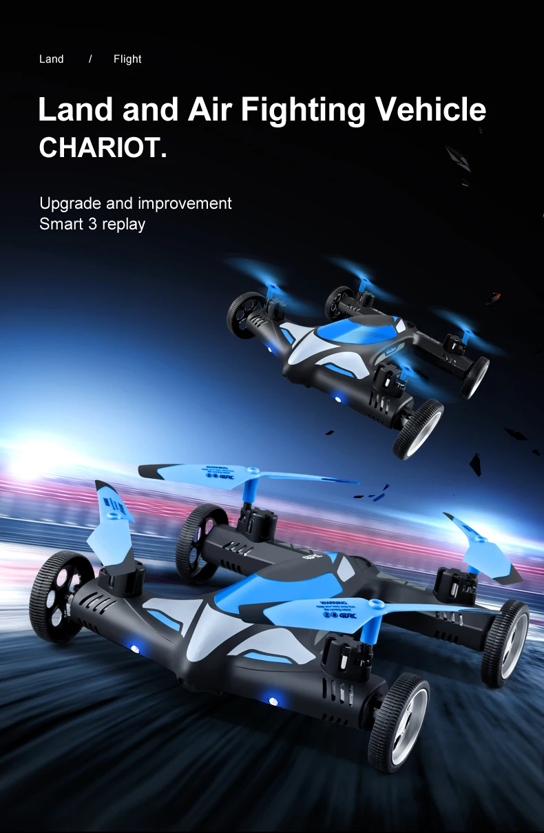 2023 New Toy 2 In 1 Car And Drone Remote Control Wifi Image ...