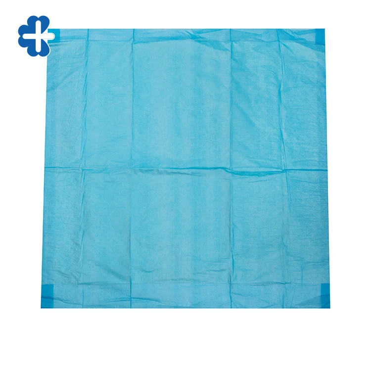 60*60 см Синий Одноразовый нетканый медицинский вкладыш, сделано в Китае