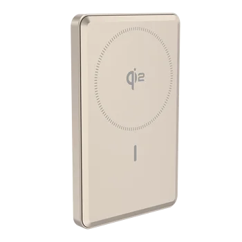 2025 Qi2 Certified 5000mah Ultra-Thin Magnetic Wireless Power Bank 20W Output with Super Slim Feature and LCD Digital Display