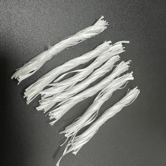 Synthetic Macro fiber making lines/ cement reinforcement twisted fiber extruder production machine
